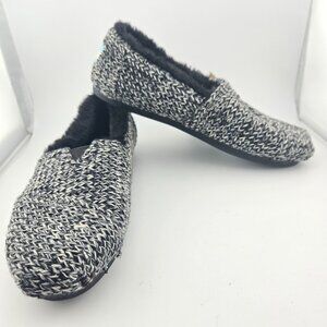 TOMS Alpargata CloudBound Faux Fur Lined Knit Casual Shoes – Women’s Size 6 NWT